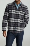 Untuckit Corwin Wool Blend Jacket In Gray