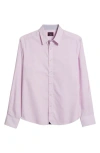 Untuckit Douro Stripe Wrinkle Resistant Button-up Shirt In Pink