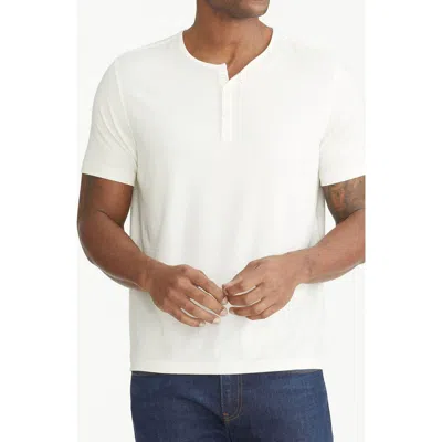 Untuckit Ecosoft Short Sleeve Henley In White