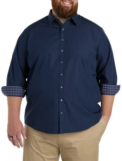 Untuckit Fit By Dxl Roberts Sport Shirt In Navy