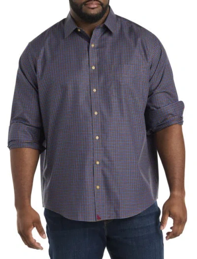 Untuckit Fit By Dxl Untuckit Knight Sport Shirt In Multi Caramel