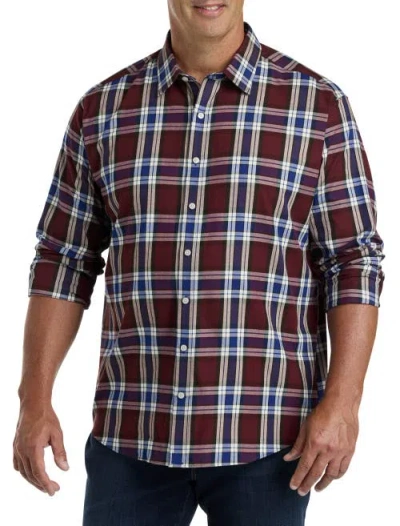 Untuckit Fit By Dxl Untuckit Larson Sport Shirt In Red
