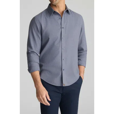 Untuckit Gallis Regular Fit Wrinkle-free Button-down Shirt In Grey