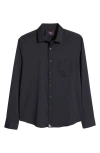 Untuckit Gironde Performance Stretch Button-up Shirt In Black