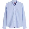 Untuckit Hillside Select Wrinkle Resistant Button-up Shirt In Blue