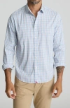 Untuckit Kellerfield Plaid Cottontek™ Performance Button-up Shirt In Animal Print