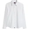 Untuckit Las Cases Wrinkle Resistant Button-up Shirt In White