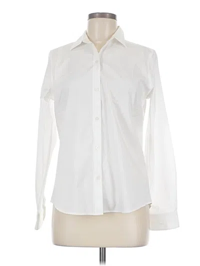 Pre-owned Untuckit Long Sleeve Blouse In Ivory