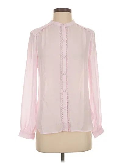 Pre-owned Untuckit Long Sleeve Blouse In Pink