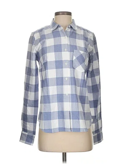 Pre-owned Untuckit Long Sleeve Button Down Shirt In Blue