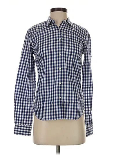 Pre-owned Untuckit Long Sleeve Button Down Shirt In Blue
