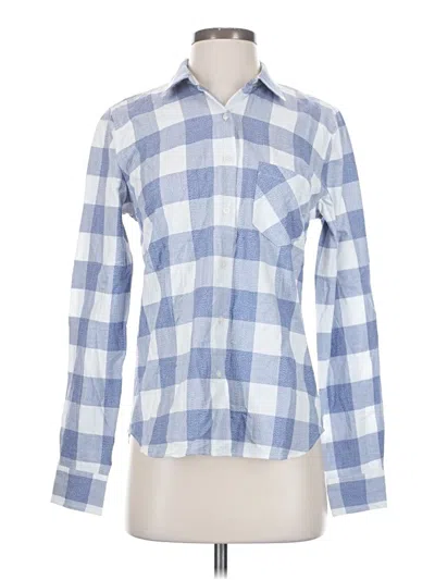 Pre-owned Untuckit Long Sleeve Button Down Shirt In Blue