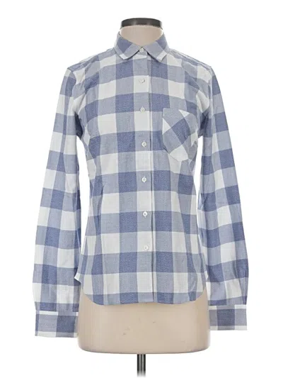 Pre-owned Untuckit Long Sleeve Button Down Shirt In Blue