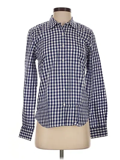 Pre-owned Untuckit Long Sleeve Button Down Shirt In Blue
