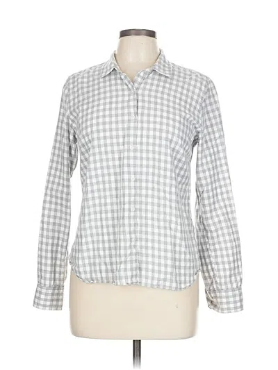 Pre-owned Untuckit Long Sleeve Button Down Shirt In Gray