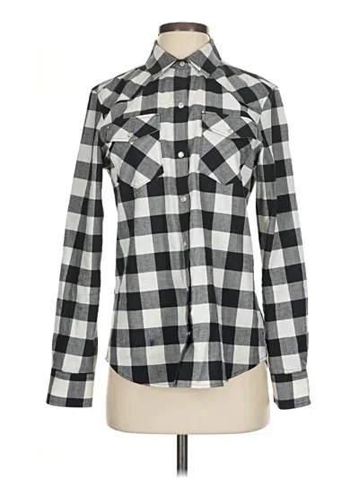 Pre-owned Untuckit Long Sleeve Button Down Shirt In Gray