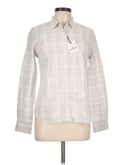 Untuckit Long Sleeve Button Down Shirt In Ivory