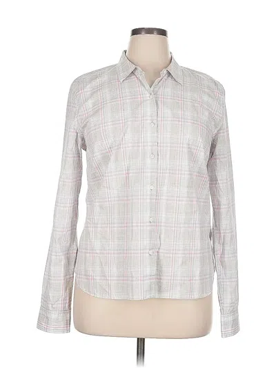 Pre-owned Untuckit Long Sleeve Button Down Shirt In White