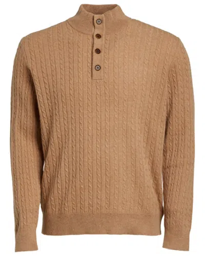 Untuckit Luxe Cashmere Sweater In Brown