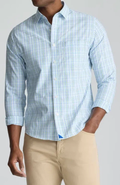Untuckit Plaid Cottontek Performance Button-up Shirt In Multi