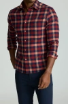 Untuckit Plenville Flannel Shirt In Multi