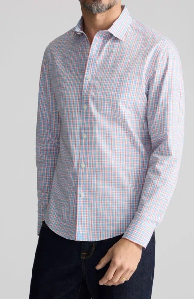 Untuckit Ridge Check Wrinkle Free Cotton Button-up Shirt In Multi