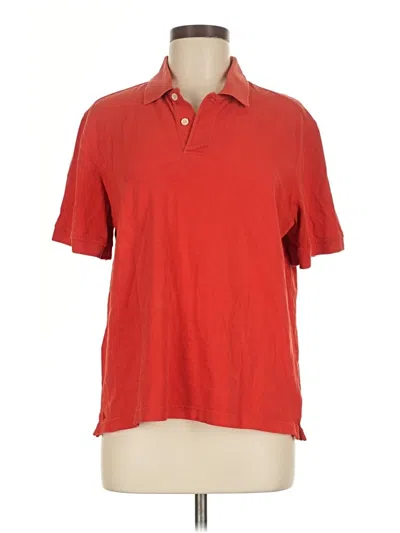 Pre-owned Untuckit Short Sleeve Button Down Shirt In Red