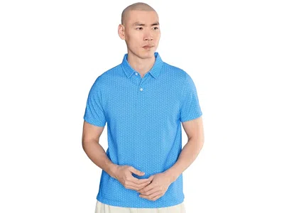 Untuckit Short Sleeve Rosamond Polo Men's Clothing Light Blue: 3xl Regular Fit