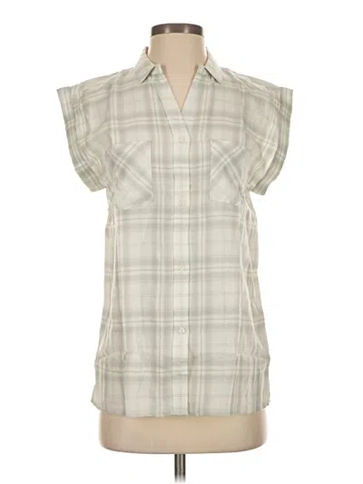 Pre-owned Untuckit Sleeveless Button Down Shirt In Ivory