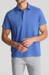 Untuckit Solid Performance Polo In Blue