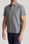 Untuckit Solid Performance Polo In Gray