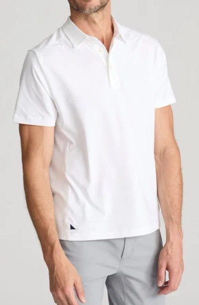 Untuckit Solid Performance Polo In White