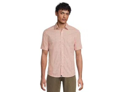 Untuckit Stretch Cotton Short Sleeve Coldwell Shirt In Multi