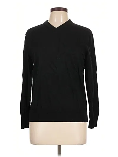 Pre-owned Untuckit Wool Sweater In Black