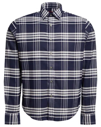 Untuckit Wrinkle-free Performance Delucca Shirt In Blue