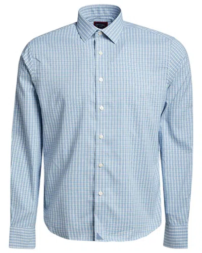 Untuckit Wrinkle-free Performance Roland Shirt In Blue