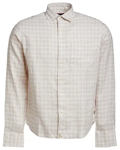 Untuckit Wrinkle-resistant Noval Linen Shirt In Brown