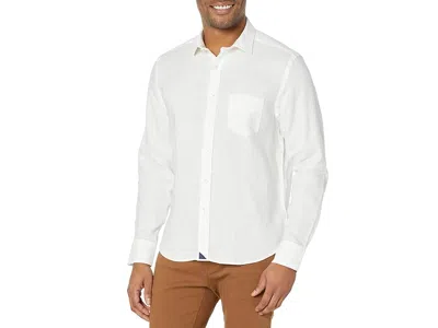 Untuckit Wrinkle-resistant Linen Vin Santo Shirt In White