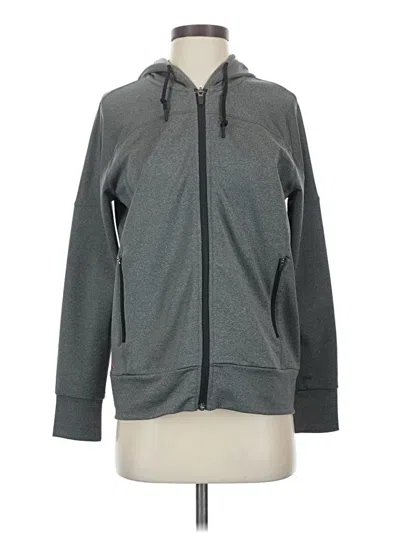 Pre-owned Untuckit Zip Up Hoodie In Gray