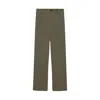 Unum Diem Women's Green Tailored Front-pleated Trouser - Olive In Green