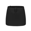 Unum Diem Women's Parisian Mini Skirt - Black In Black