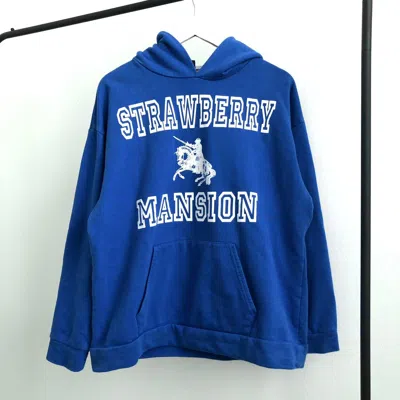 Pre-owned Unwanted ‘strawberry Mansion' Hoodie - Royal Blue