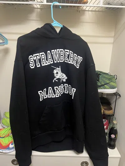Pre-owned Unwanted Strawberry Mansion Hoodie In Black