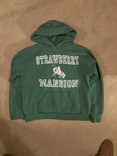 Pre-owned Unwanted Strawberry Mansion Hoodie In Green