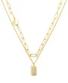 Unwritten Celestial Star Double Layer Necklace In Gold