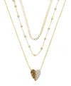 Unwritten Crystal Heart Pendant Necklace Set