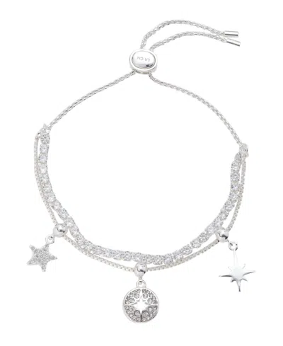 Unwritten Cubic Zirconia And Crystal Celestial Bolo Bracelet