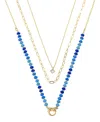 Unwritten Cubic Zirconia Beaded Layered Necklace Set