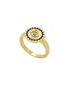 Unwritten Cubic Zirconia Evil Eye Ring In Gold