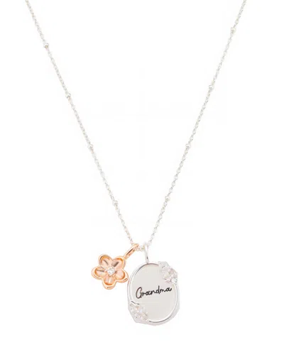 Unwritten Cubic Zirconia Grandma Pendant Necklace In Multi